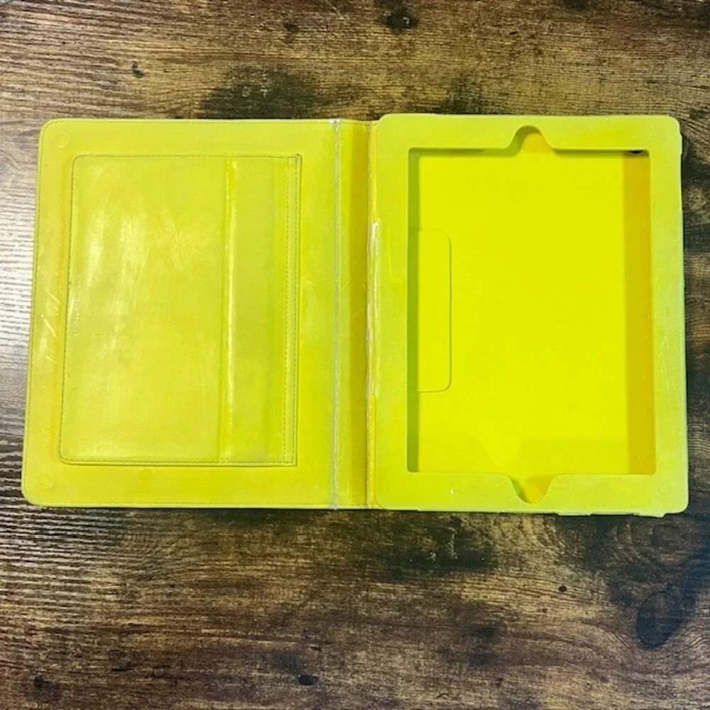 Kate Spade iPad Case Blue & Yellow Stand Cover
